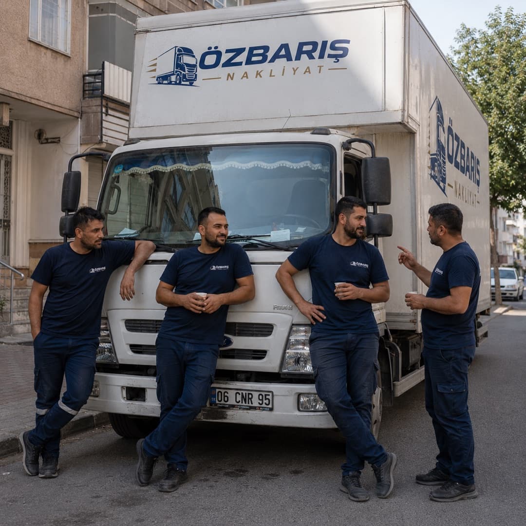 Ankara nakliyat çalışması 8 — evden eve, ofis ve asansörlü taşıma | Özbarış Nakliyat